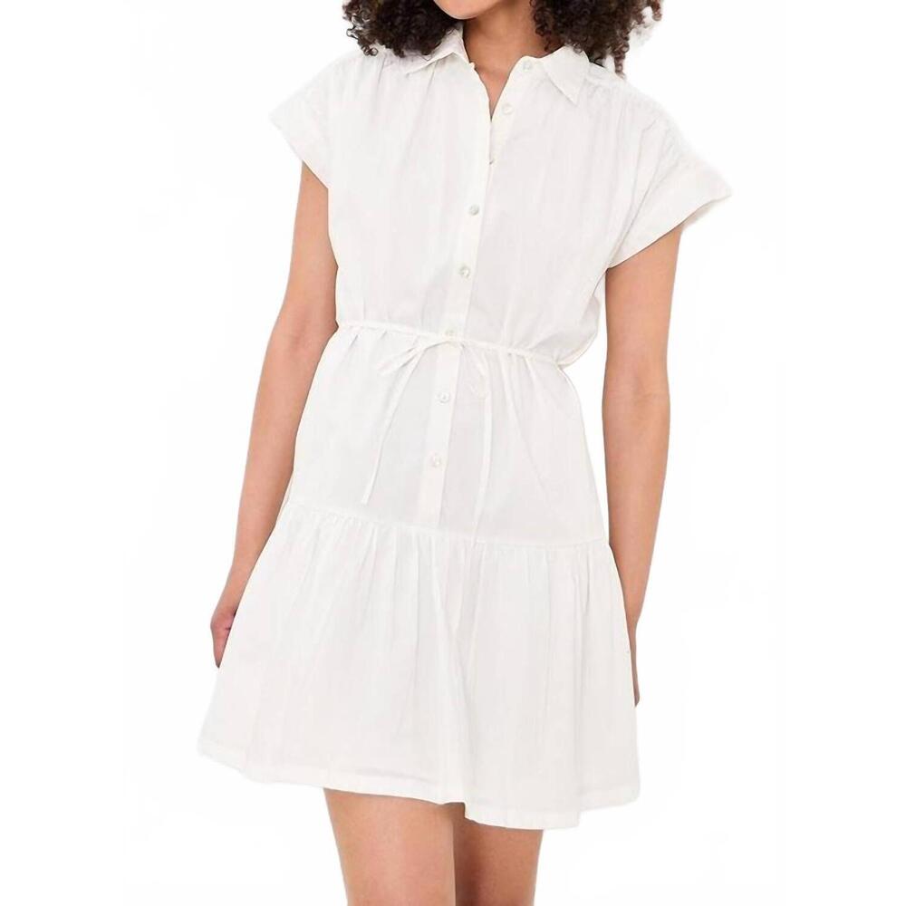 NEW RAILS evaline mini dress in white